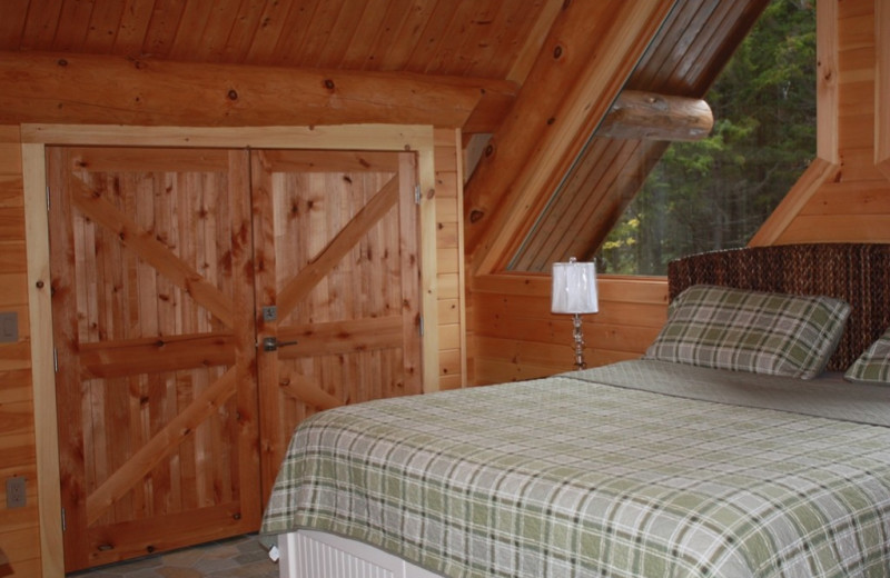 Rental bedroom at Vacation Cottages.