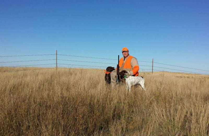 Hunting at North Cedar Creek Farm.