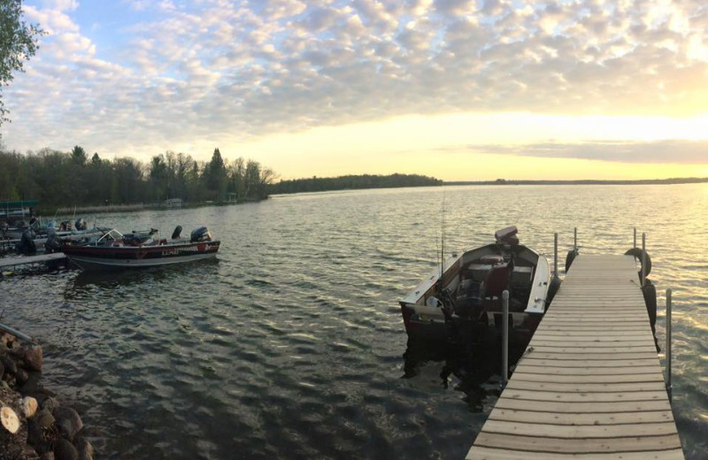 Lake view at Tamarac Bay Resort.