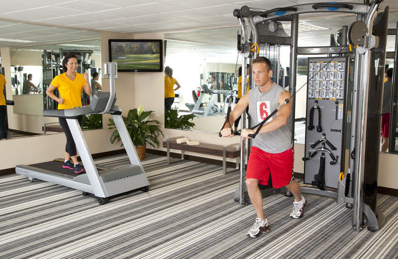 Fitness room at Candlewood Suites DETROIT-WARREN.