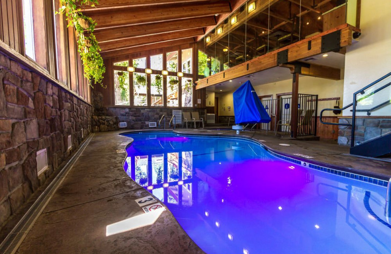 Indoor pool at Mountain Retreat Resort.