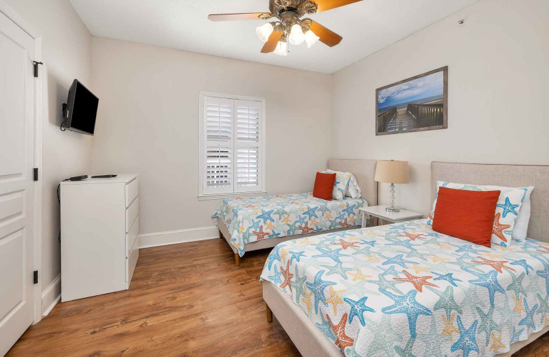 Bedroom at Real Escapes Properties - St. Simons Grand 307.