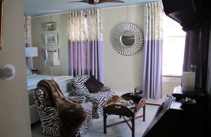 Guest room at Juniper Hill B&B.