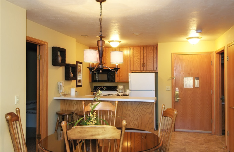 Guest kitchen at Newport Resort.