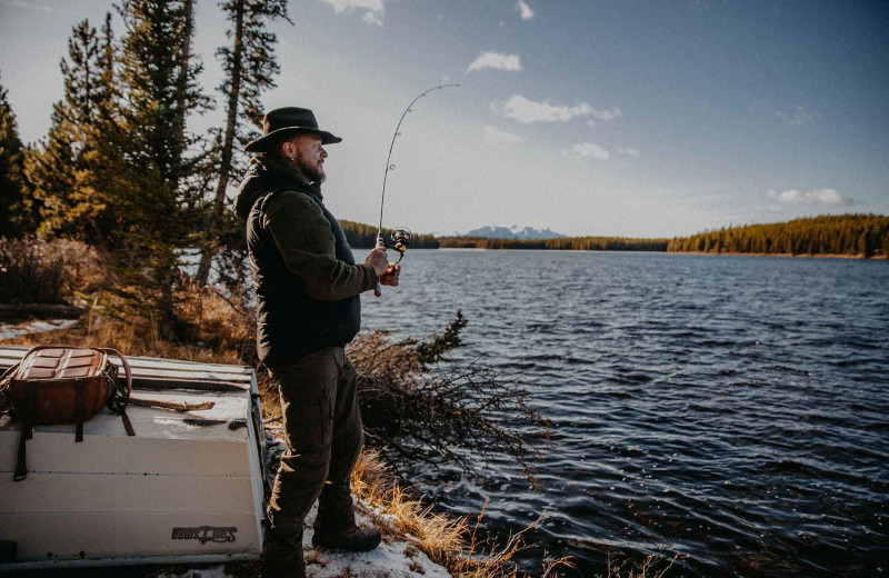 Fishing at Big Creek Lodge.