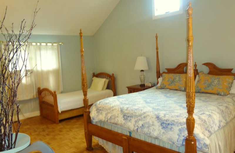 Guest room at Lake Michigan Reunion & Retreat.