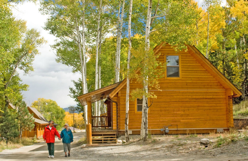 Cabins at Mt. Princeton Hot Springs Resort.