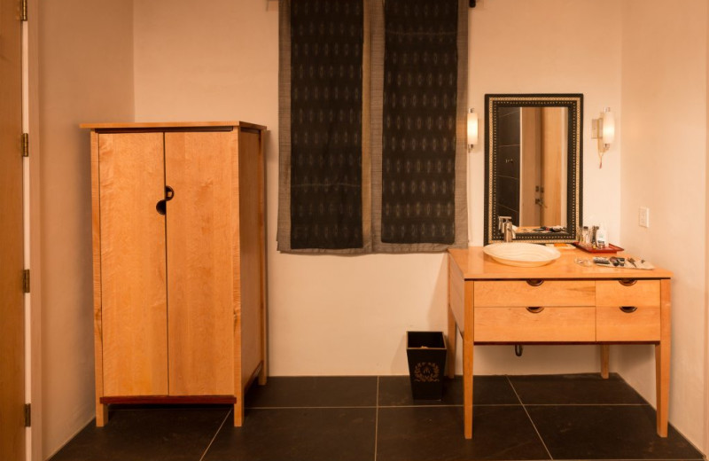 Bathroom at Adobe Zen House.