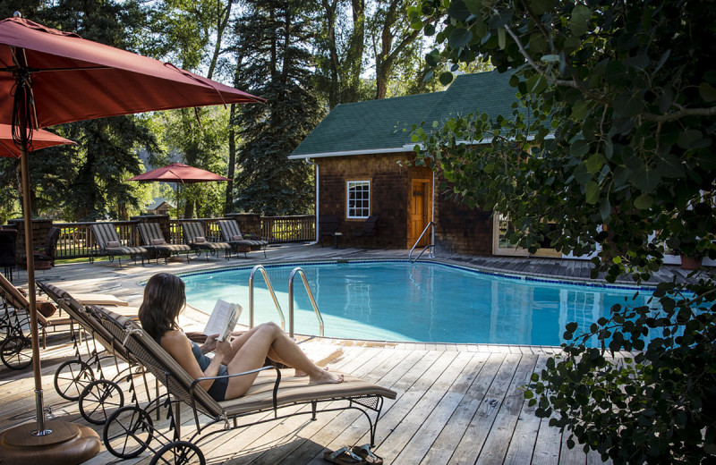 Outdoor pool at 4UR Ranch.