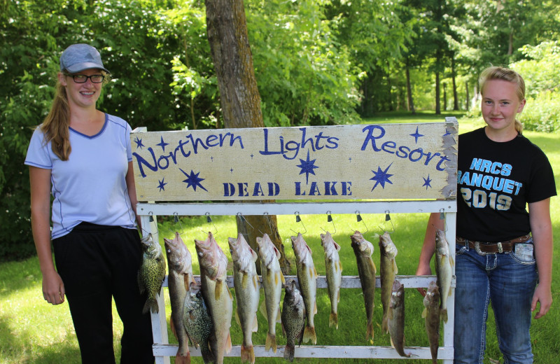 Fishing at Northern Lights Resort.