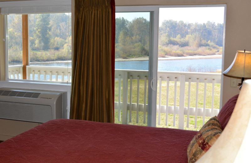 Guest room at River Life Resort.