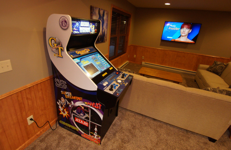 Arcade at Pocono Mountain Rentals.