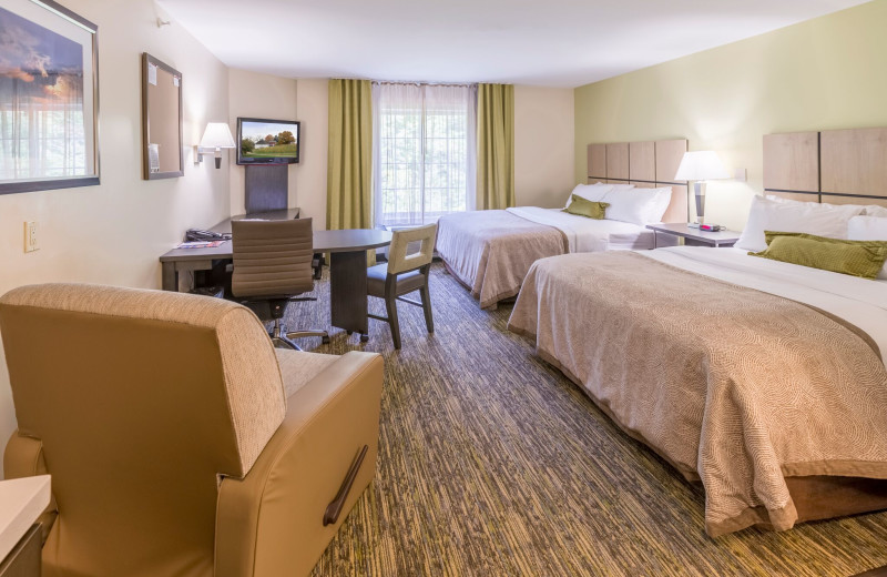 Guest room at Candlewood Suites - Stevensville.