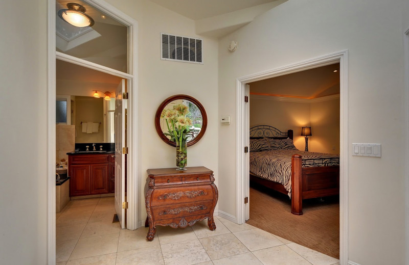 Interior view of Saratoga Oaks Lodge.