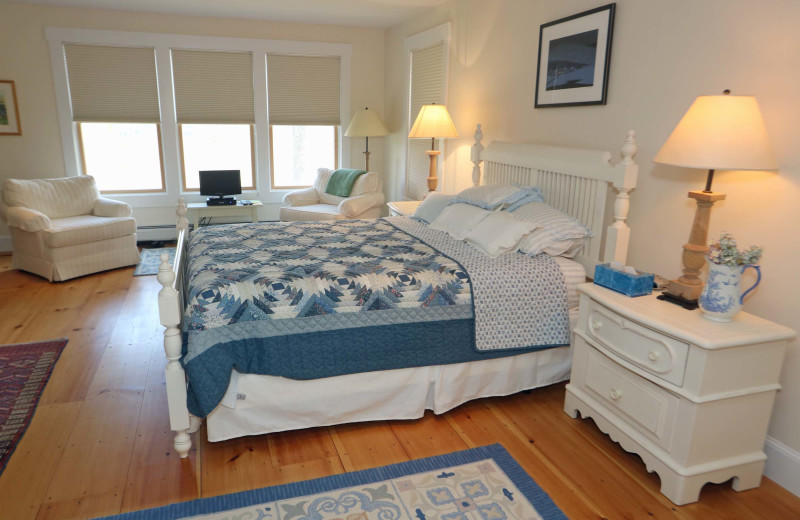 Rental bedroom at Stowe Country Homes.