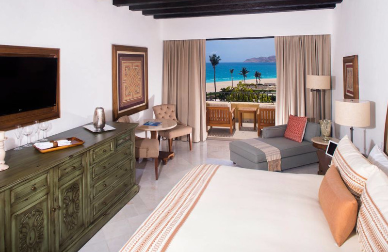 Guest room at Casa Del Mar Golf Resort & Spa.
