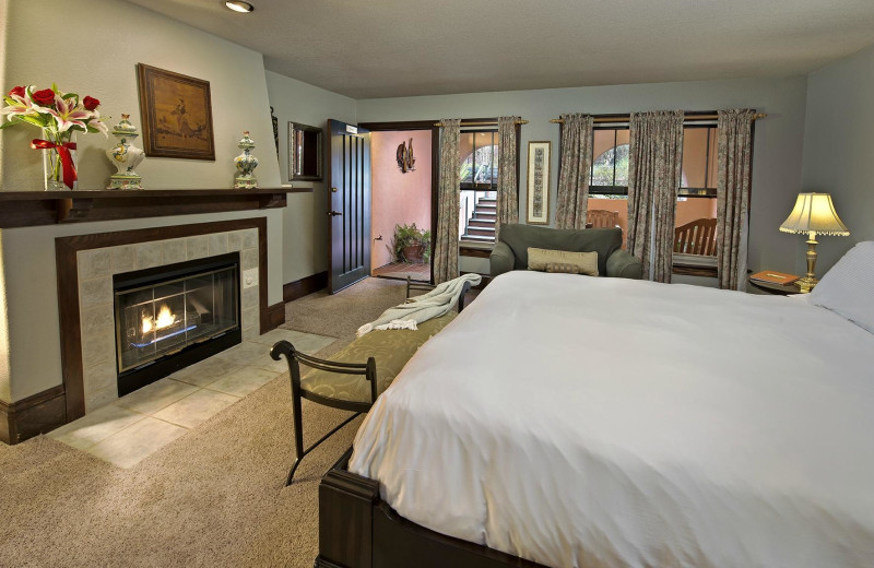 Guest room at Applewood Inn, Restaurant and Spa.