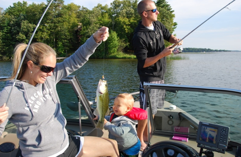 Fishing at Quarterdeck Resort.