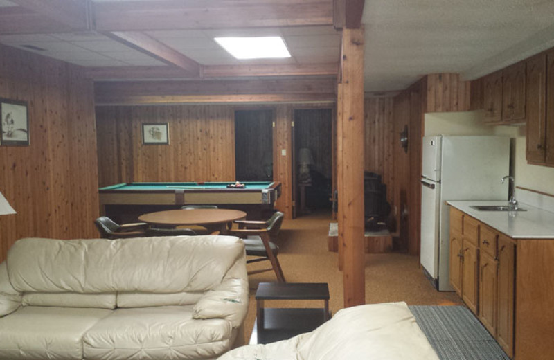 Interior view of Cedar Valley Lodge.