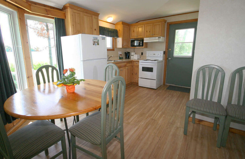 Guest kitchen at Elmhirst's Resort.