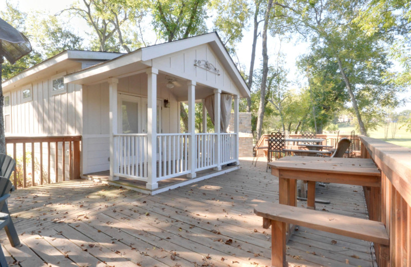 Cottage exterior at Mill Creek Ranch Resort.