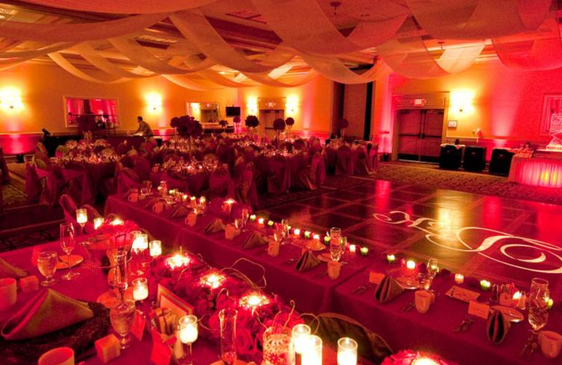 Wedding reception at Crowne Plaza Melbourne Oceanfront Resort.