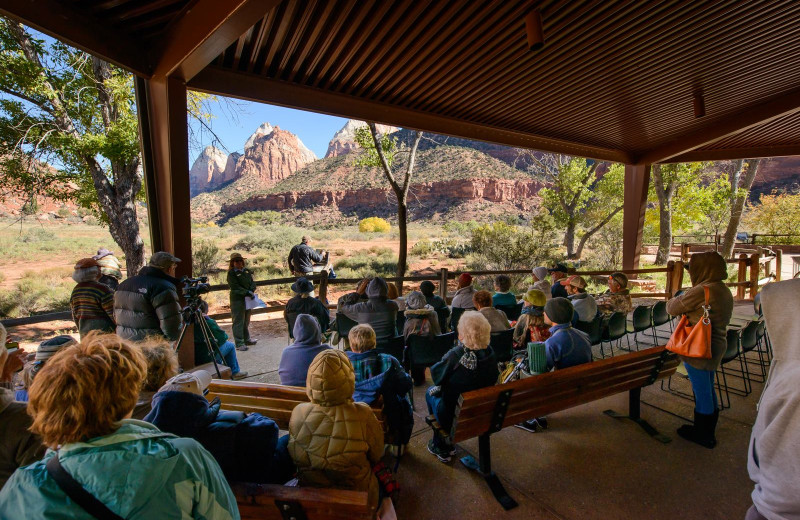 Meetings at Zion Mountain Ranch.