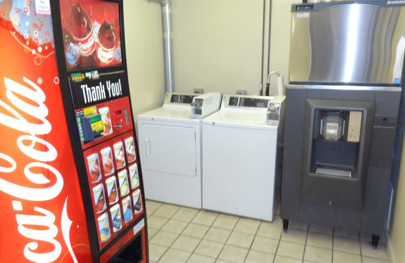 Laundry facilities at @ Michigan Inn and Lodge.