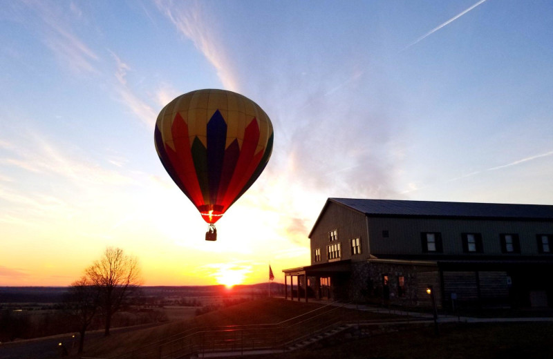 Balloon ride at The Lodges at Gettysburg.