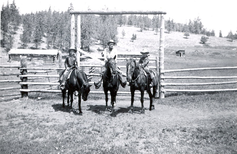 Horseback riding at YD Guest Ranch.