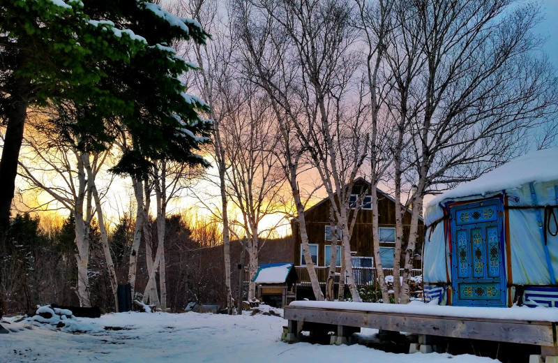 Winter at Cabot Shores Wilderness Resort.