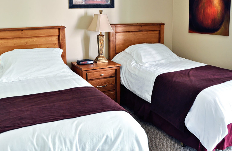 Guest bedroom at Ocean Trails Resort.