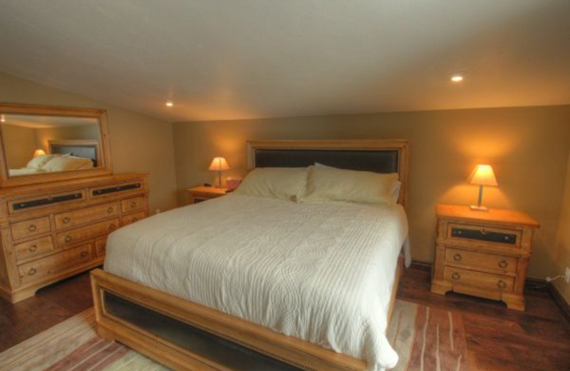 Vacation rental bedroom at SkyRun Vacation Rentals - Vail, Colorado.