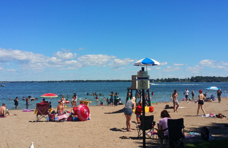 Beach at Stone Gate Inn.