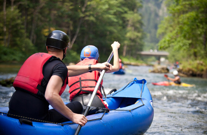 Canoeing at Zoder's Inn.