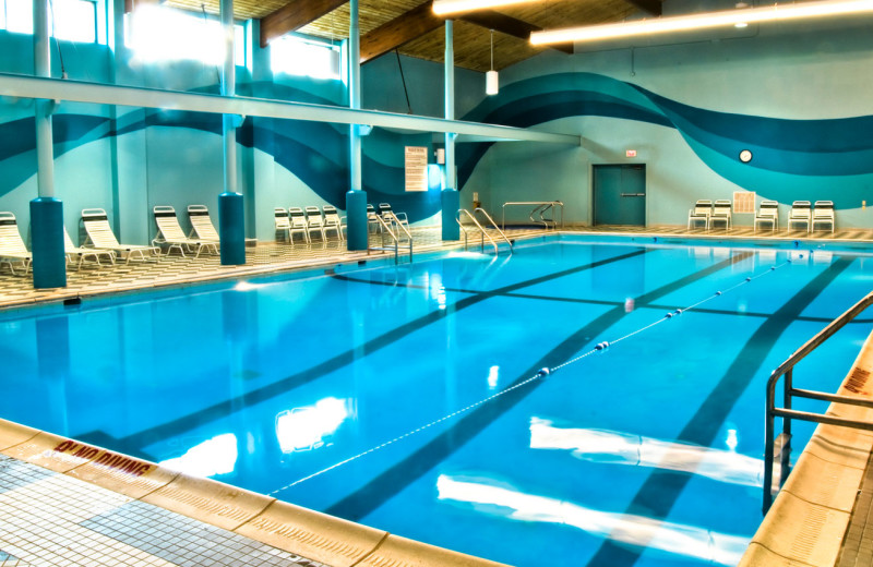 Indoor pool at Wisp Resort.