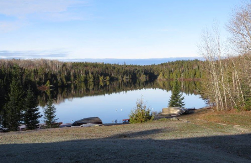 Lake view at Bay Wolf Camp.