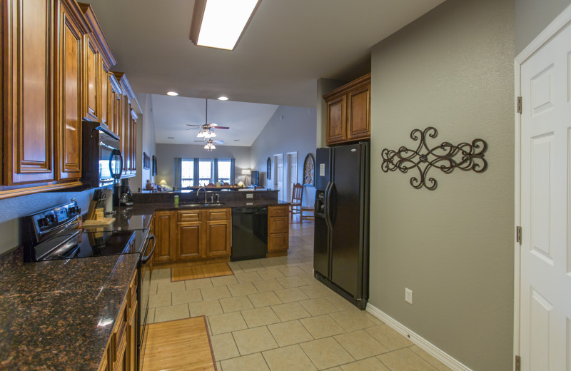 Guest kitchen at Rockwood Resort.