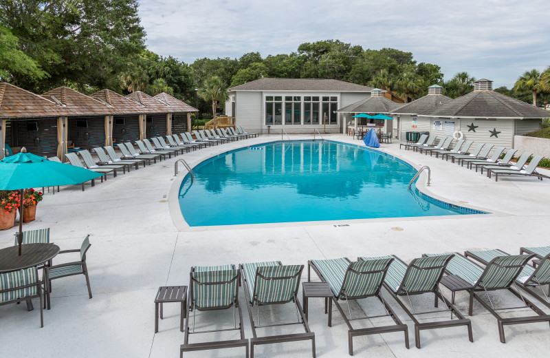 Outdoor pool at Sea Palms Resort.