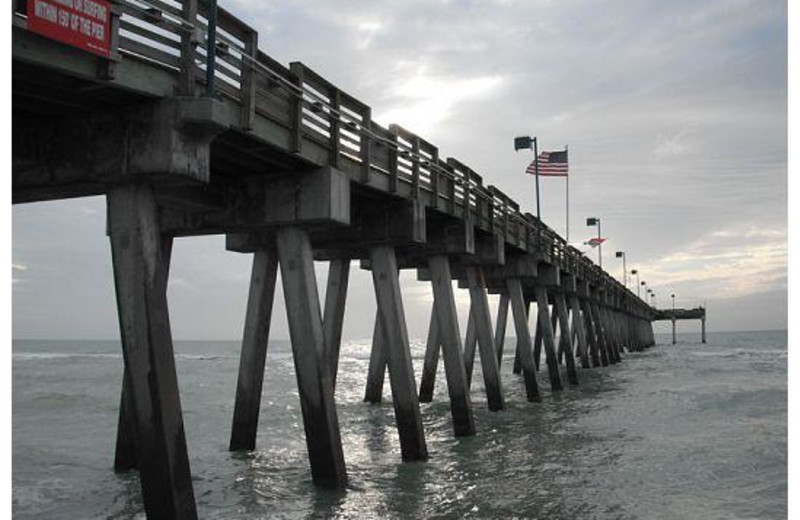 Fishing pier at The Inn at Venice Beach.