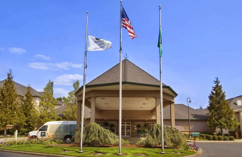 Exterior view of Homewood Suites Portland-Vancouver.