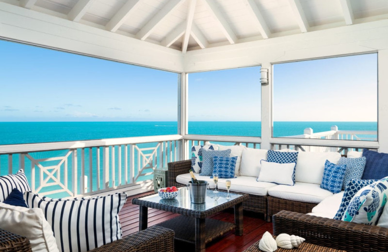 Balcony at Villa Calypso.