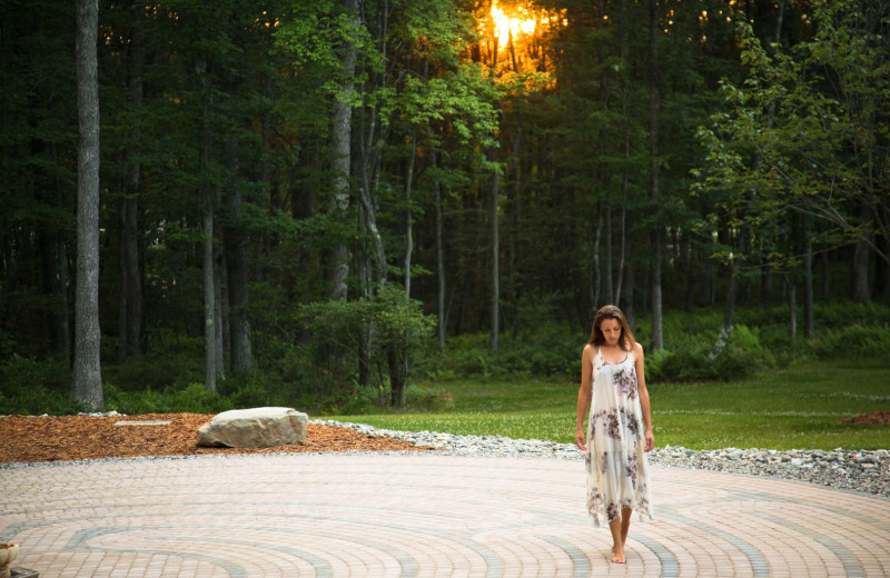 Labyrinth at The Lodge at Woodloch.