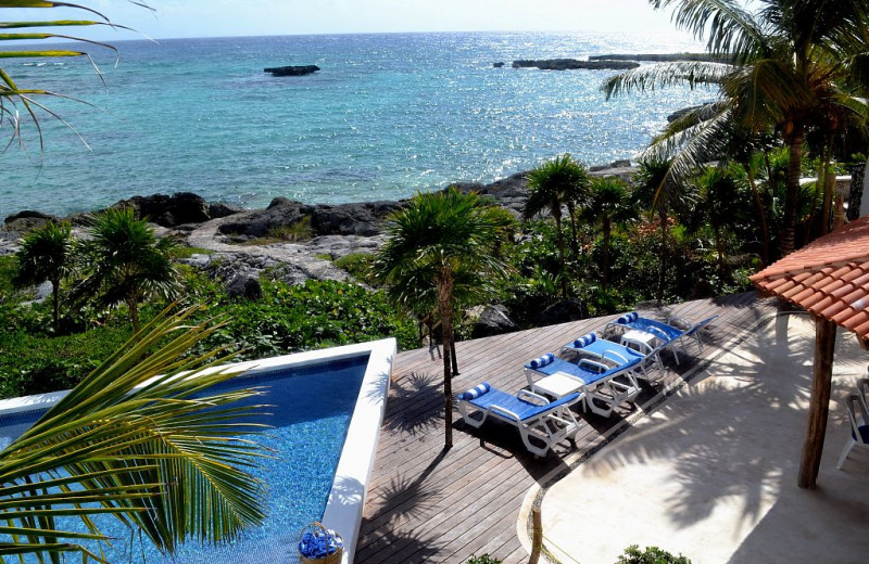 Outdoor pool at Casa Del Mar.