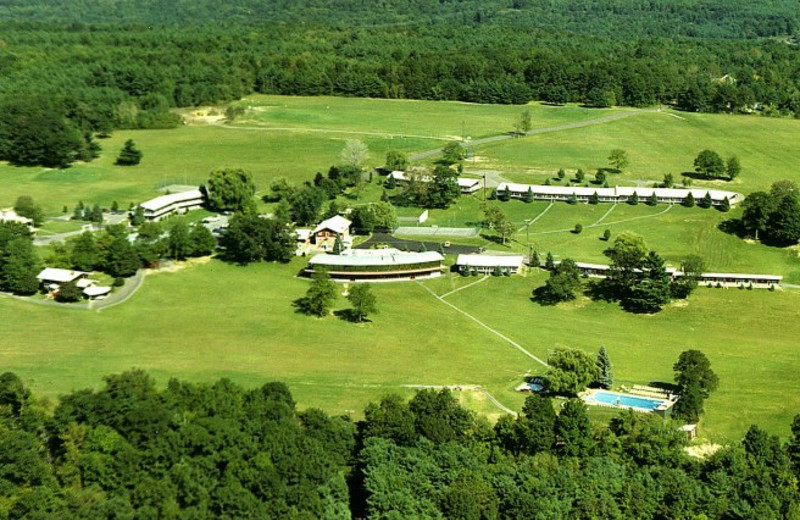 Aerial view of Sunny Hill Resort & Golf Course.