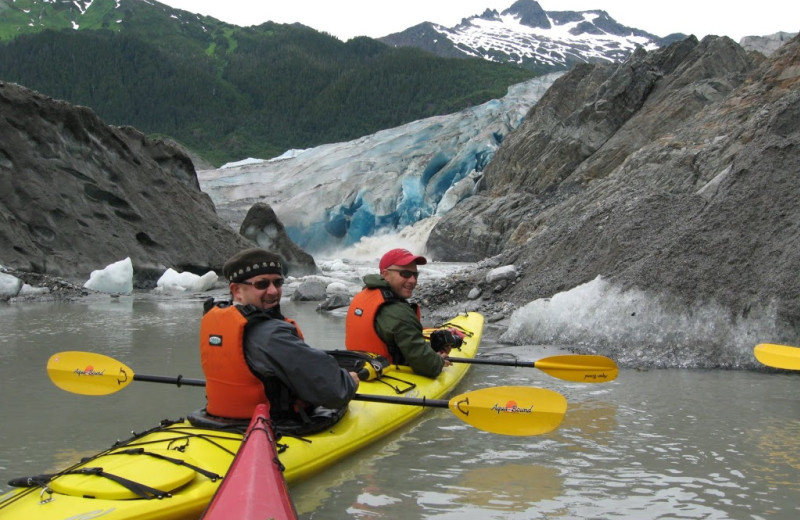 Kayaking at Pearson's Pond Luxury Inn and Adventure Spa.