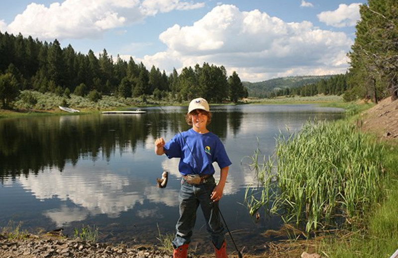 Fishing at Aspen Ridge Resort.