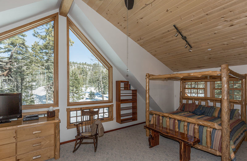 Rental bedroom at Durango Colorado Vacations.