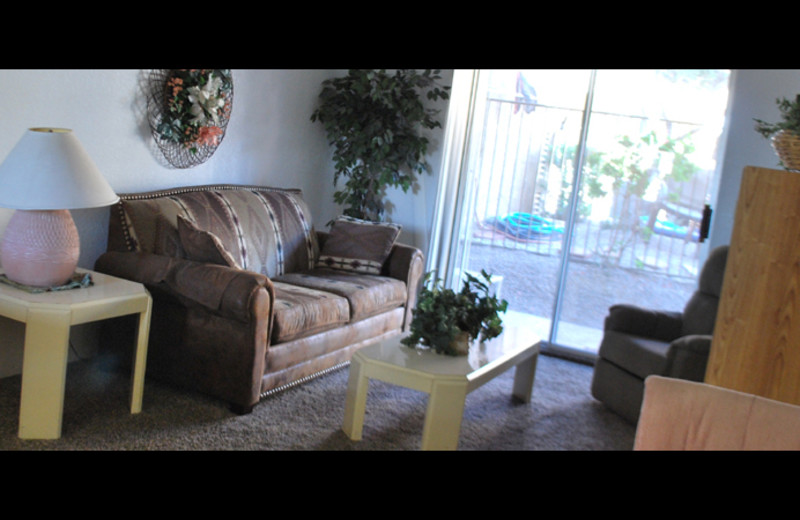 Living room at Xanadu Condo Resort.