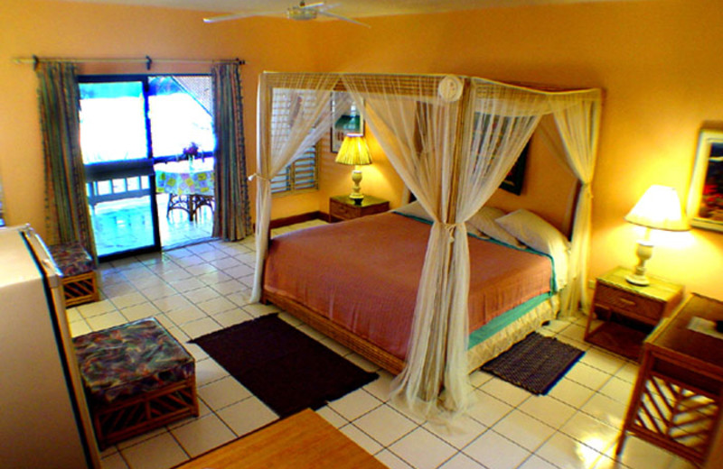 Guest room at Nirvana On The Beach.